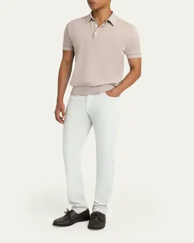 Brioni Men's Cotton Stretch 5-Pocket Pants | Thumbnail 2 Brioni Men's Cotton Stretch 5-Pocket Pants | Thumbnail 2
