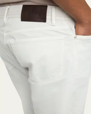 Brioni Men's Cotton Stretch 5-Pocket Pants | Thumbnail 5 Brioni Men's Cotton Stretch 5-Pocket Pants | Thumbnail 5