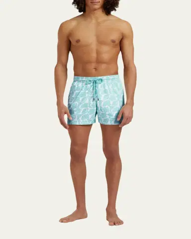 Vilebrequin Men's Seashell Swim Trunks | Thumbnail 2 Vilebrequin Men's Seashell Swim Trunks | Thumbnail 2