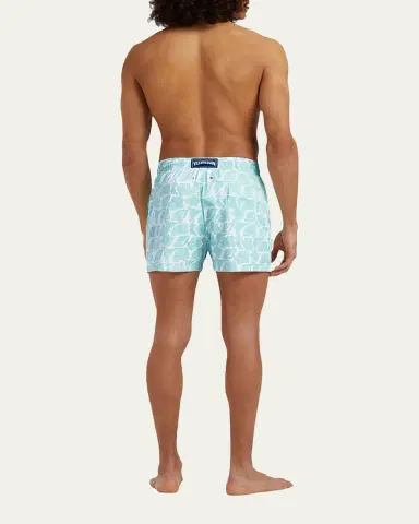 Vilebrequin Men's Seashell Swim Trunks | Thumbnail 3 Vilebrequin Men's Seashell Swim Trunks | Thumbnail 3
