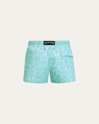 Vilebrequin Men's Seashell Swim Trunks | Thumbnail 4 Vilebrequin Men's Seashell Swim Trunks | Thumbnail 4