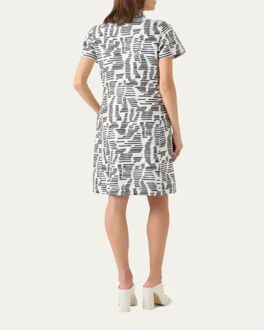 Akris Dance Movements Linen Toile Polo Dress | Thumbnail 3 Akris Dance Movements Linen Toile Polo Dress | Thumbnail 3
