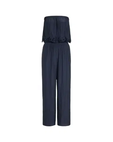 Ramy Brook Christiana Smocked Embellished Strapless Jumpsuit | Thumbnail 1 Ramy Brook Christiana Smocked Embellished Strapless Jumpsuit | Thumbnail 1