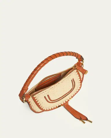 Chloé Marcie Top-Handle Bag in Viscose Raffia | Thumbnail 3 Chloé Marcie Top-Handle Bag in Viscose Raffia | Thumbnail 3