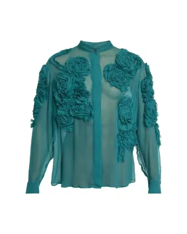 Dries Van Noten Chowsa Floral Embroidered Blouse | Thumbnail 1 Dries Van Noten Chowsa Floral Embroidered Blouse | Thumbnail 1