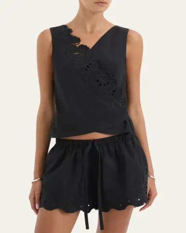 SIR Klara Embroidered Mini Shorts | Thumbnail 4 SIR Klara Embroidered Mini Shorts | Thumbnail 4