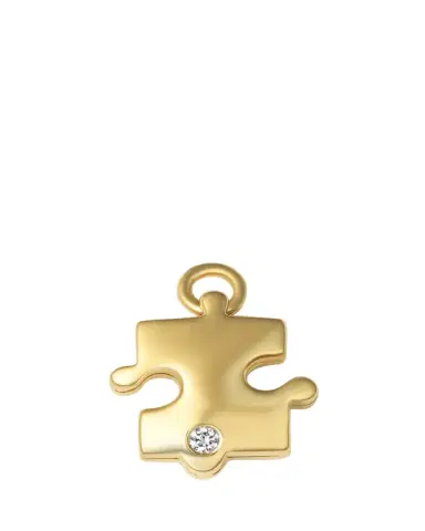 Sara Weinstock Papua 18K Gold & Diamond Puzzle Charm | Thumbnail 1 Sara Weinstock Papua 18K Gold & Diamond Puzzle Charm | Thumbnail 1