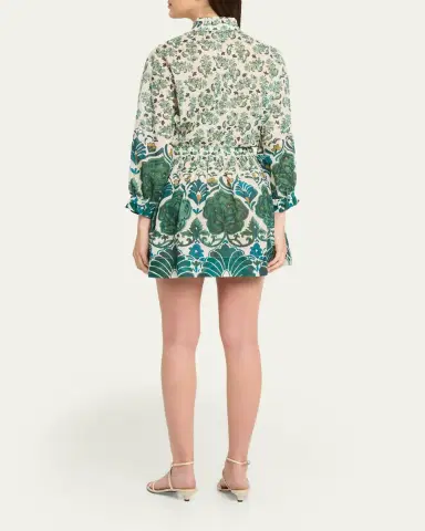 Cara Cara Beatrice Printed Mini Shirtdress | Thumbnail 3 Cara Cara Beatrice Printed Mini Shirtdress | Thumbnail 3