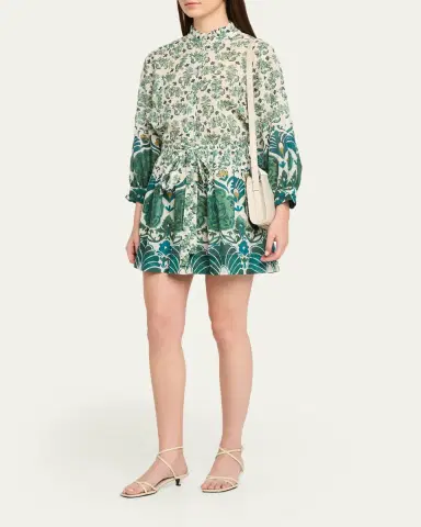 Cara Cara Beatrice Printed Mini Shirtdress | Thumbnail 4 Cara Cara Beatrice Printed Mini Shirtdress | Thumbnail 4