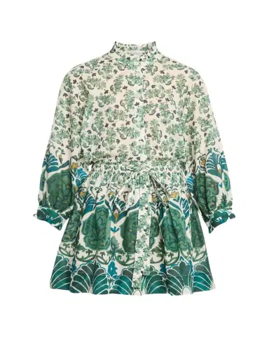 Cara Cara Beatrice Printed Mini Shirtdress | Thumbnail 1 Cara Cara Beatrice Printed Mini Shirtdress | Thumbnail 1