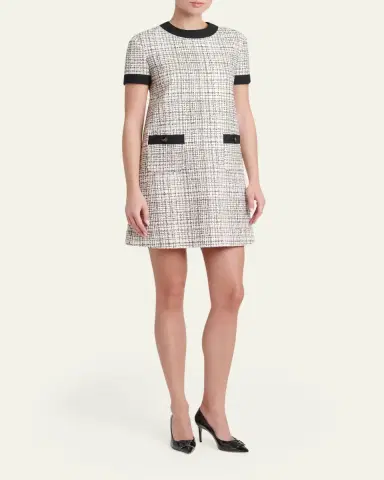 Valentino Garavani Tweed Mini Dress | Thumbnail 2 Valentino Garavani Tweed Mini Dress | Thumbnail 2