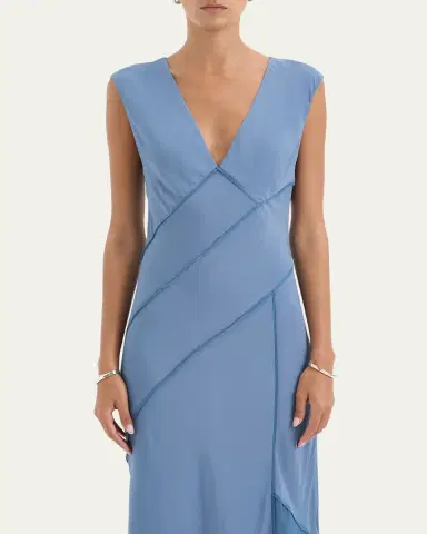 SIR. Elin Paneled Gown | Thumbnail 5 SIR. Elin Paneled Gown | Thumbnail 5