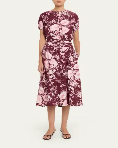Cara Cara Meret Printed Midi Skirt | Thumbnail 2 Cara Cara Meret Printed Midi Skirt | Thumbnail 2