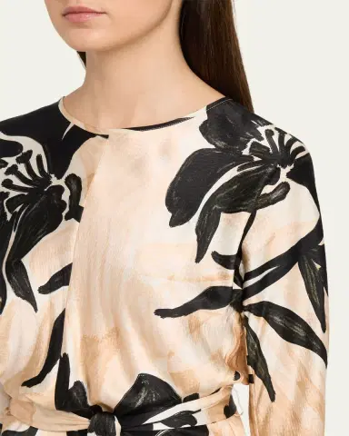 Cara Cara Montgomery Silk Midi Dress | Thumbnail 5 Cara Cara Montgomery Silk Midi Dress | Thumbnail 5