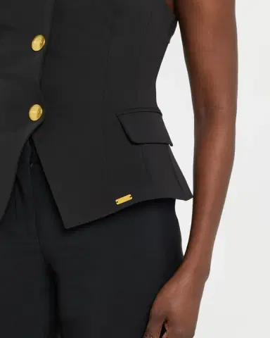 L'AGENCE Tessa Fitted Vest | Thumbnail 5 L'AGENCE Tessa Fitted Vest | Thumbnail 5