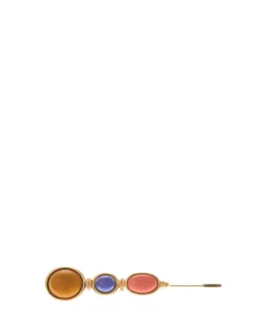 ben-amun Multicolor Cabochon Pin | Thumbnail 1 ben-amun Multicolor Cabochon Pin | Thumbnail 1