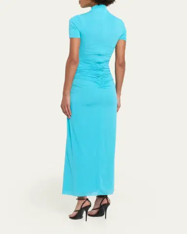 Ronny Kobo Enid Ruched Tissue Jersey Maxi Dress | Thumbnail 3 Ronny Kobo Enid Ruched Tissue Jersey Maxi Dress | Thumbnail 3