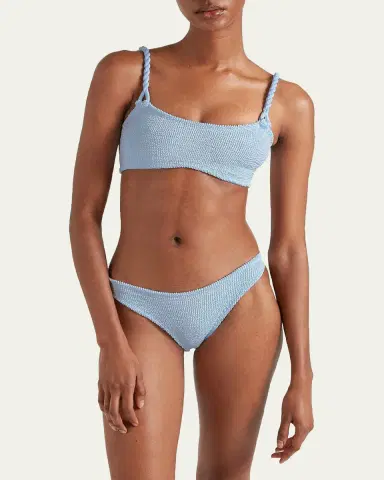 Hunza G Phoebe Two-Piece Swimsuit | Thumbnail 4 Hunza G Phoebe Two-Piece Swimsuit | Thumbnail 4