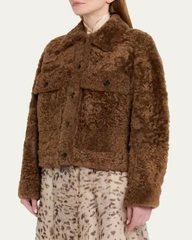 Brunello Cucinelli Shearling Jacket | Thumbnail 4 Brunello Cucinelli Shearling Jacket | Thumbnail 4