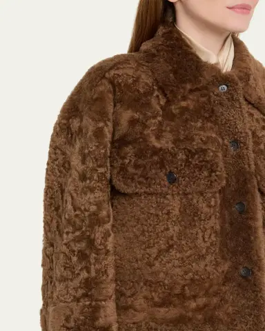 Brunello Cucinelli Shearling Jacket | Thumbnail 5 Brunello Cucinelli Shearling Jacket | Thumbnail 5