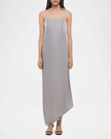 Helmut Lang Fluid Satin Slip Dress | Thumbnail 2 Helmut Lang Fluid Satin Slip Dress | Thumbnail 2