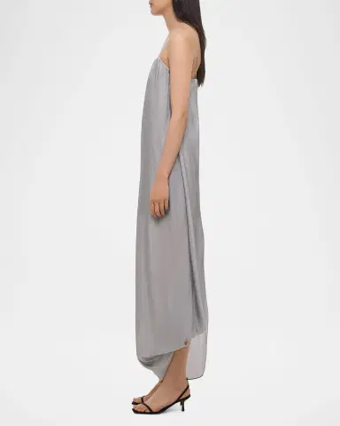 Helmut Lang Fluid Satin Slip Dress | Thumbnail 4 Helmut Lang Fluid Satin Slip Dress | Thumbnail 4