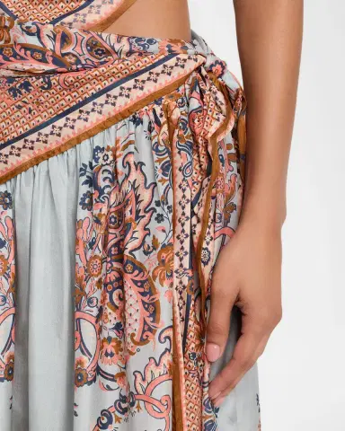 Zimmermann Aster Scarf Midi Skirt | Thumbnail 4 Zimmermann Aster Scarf Midi Skirt | Thumbnail 4