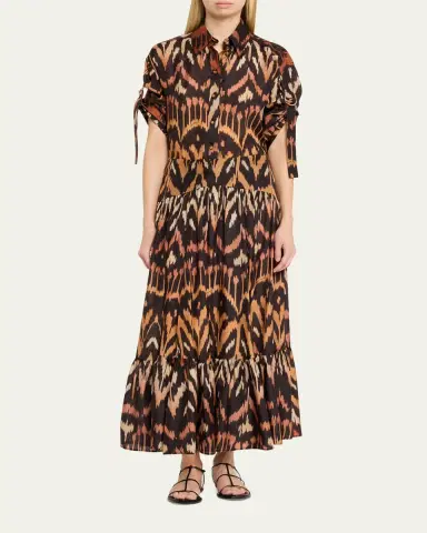 Zimmermann Aster Ikat Midi Skirt | Thumbnail 2 Zimmermann Aster Ikat Midi Skirt | Thumbnail 2