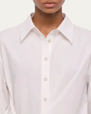 Helmut Lang Knotted Cotton Shirtdress | Thumbnail 5 Helmut Lang Knotted Cotton Shirtdress | Thumbnail 5