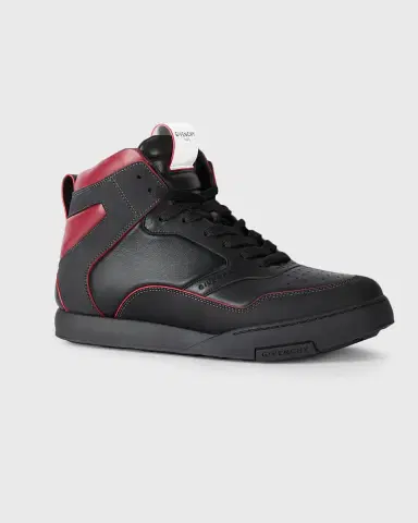 Givenchy Men's Leather High-Top Sneakers | Thumbnail 2 Givenchy Men's Leather High-Top Sneakers | Thumbnail 2