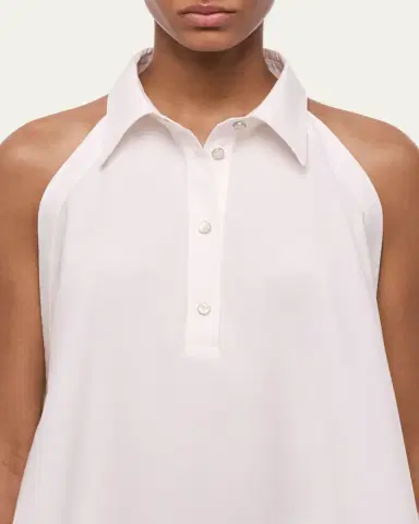 Helmut Lang Collar Scarf Top | Thumbnail 5 Helmut Lang Collar Scarf Top | Thumbnail 5