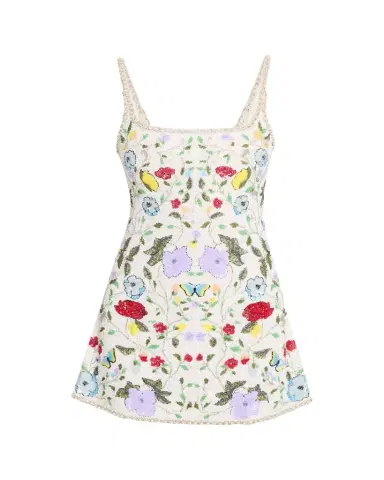 ALICE + OLIVIA Julia Embellished Mini Gown | Thumbnail 1 ALICE + OLIVIA Julia Embellished Mini Gown | Thumbnail 1