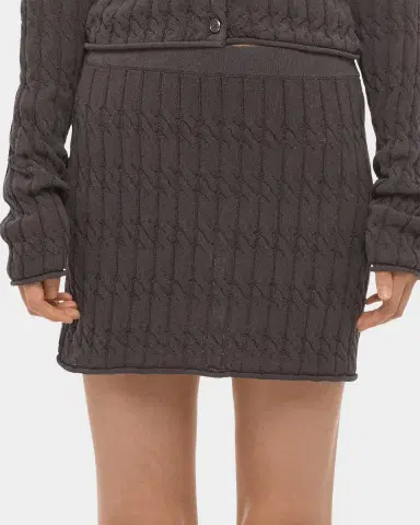 Helmut Lang Cable-Knit Mini Skirt | Thumbnail 4 Helmut Lang Cable-Knit Mini Skirt | Thumbnail 4