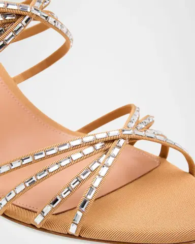 Aquazzura Tell Me Crystal 75mm Grosgrain Sandals | Thumbnail 2 Aquazzura Tell Me Crystal 75mm Grosgrain Sandals | Thumbnail 2