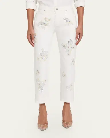 Libertine Porcelain Garden Boyfriend Jeans | Thumbnail 4 Libertine Porcelain Garden Boyfriend Jeans | Thumbnail 4