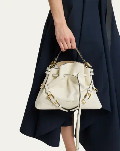 Givenchy Voyou Small Buckle Shoulder Bag in Leather | Thumbnail 2 Givenchy Voyou Small Buckle Shoulder Bag in Leather | Thumbnail 2