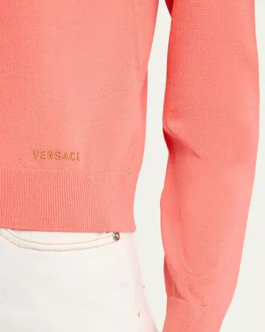 Versace Fine Wool Cardigan | Thumbnail 5 Versace Fine Wool Cardigan | Thumbnail 5