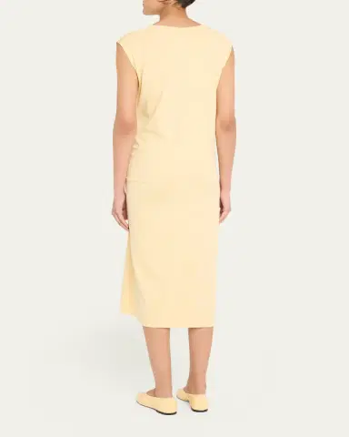 TOTEME Tie-Waist Jersey Dress | Thumbnail 3 TOTEME Tie-Waist Jersey Dress | Thumbnail 3