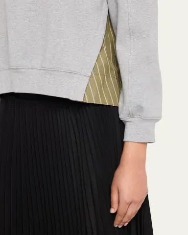 3.1 Phillip Lim Long-Sleeve French-Terry Combo Top | Thumbnail 5 3.1 Phillip Lim Long-Sleeve French-Terry Combo Top | Thumbnail 5