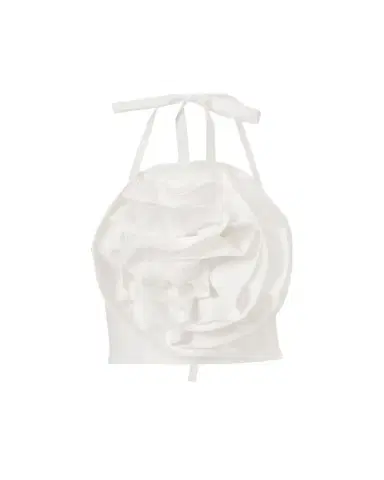 Carolina Herrera Rose Applique Halter Top | Thumbnail 1 Carolina Herrera Rose Applique Halter Top | Thumbnail 1