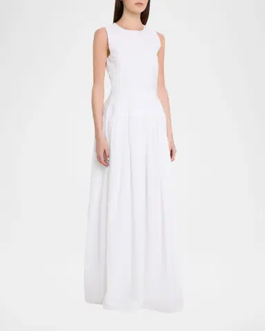 Loulou de Saison Ama Structured Maxi Dress | Thumbnail 3 Loulou de Saison Ama Structured Maxi Dress | Thumbnail 3