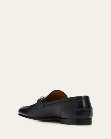Gucci Men's Jordaan Moccasin Leather Bit Loafers | Thumbnail 2 Gucci Men's Jordaan Moccasin Leather Bit Loafers | Thumbnail 2