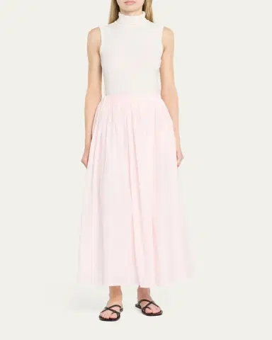 Loulou de Saison Naya A-Line Gathered Skirt | Thumbnail 6 Loulou de Saison Naya A-Line Gathered Skirt | Thumbnail 6