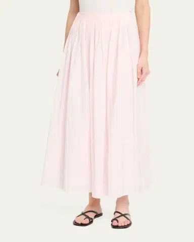 Loulou de Saison Naya A-Line Gathered Skirt | Thumbnail 8 Loulou de Saison Naya A-Line Gathered Skirt | Thumbnail 8