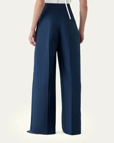 Carolina Herrera Alba Button-Front Wide-Leg Sailor Pants | Thumbnail 3 Carolina Herrera Alba Button-Front Wide-Leg Sailor Pants | Thumbnail 3