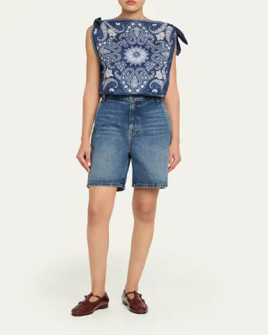 Sea Emelina Printed Tie-Side Mini Skirt | Thumbnail 2 Sea Emelina Printed Tie-Side Mini Skirt | Thumbnail 2