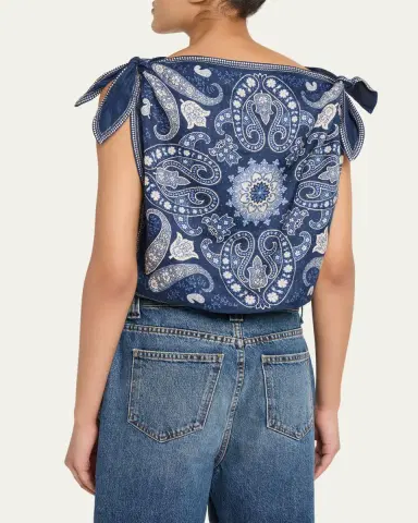 Sea Emelina Printed Tie-Side Mini Skirt | Thumbnail 3 Sea Emelina Printed Tie-Side Mini Skirt | Thumbnail 3