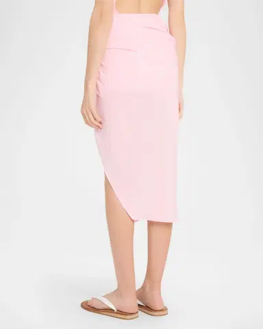 Jacquemus The Pareo Draped Sarong Midi Skirt | Thumbnail 2 Jacquemus The Pareo Draped Sarong Midi Skirt | Thumbnail 2