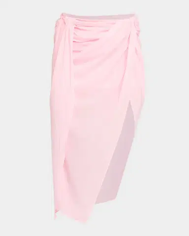 Jacquemus The Pareo Draped Sarong Midi Skirt | Thumbnail 5 Jacquemus The Pareo Draped Sarong Midi Skirt | Thumbnail 5