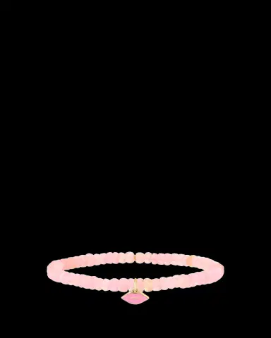 Sydney Evan 14K Pink Lips on Ethiopian Opal Bracelet | Thumbnail 2 Sydney Evan 14K Pink Lips on Ethiopian Opal Bracelet | Thumbnail 2